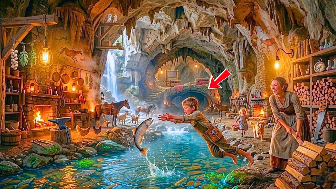 After Her Husband Died, She Hid Behind a Waterfall — Then Built a Home No One Could See