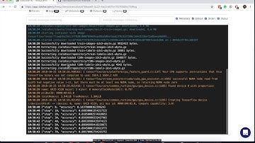 Machine Orchestration and Version Control with Tensorflow example
