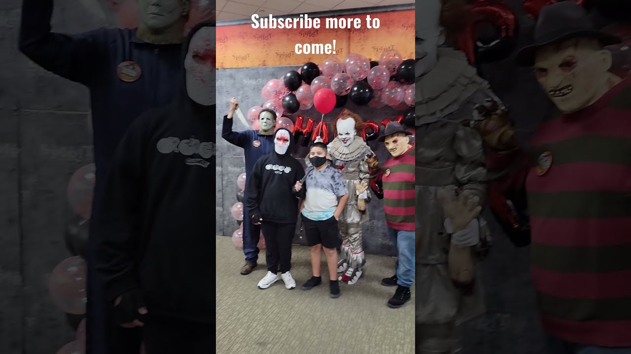 Halloween Party! Monster Con 2021 #shorts #pennywise #spirithalloween