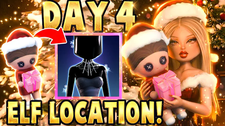 DAY 4 LANA ELF DOLL LOCATION IN DRESS TO IMPRESS! SECRET *ADVENT CALENDAR* REWARDS! DTI