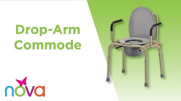 Drop-Arm Commode - Features and How To Assemble