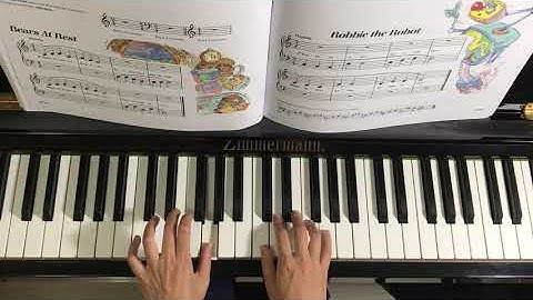Robbie the Robot (P.27) - Bastien Piano for the Young Beginner Primer B