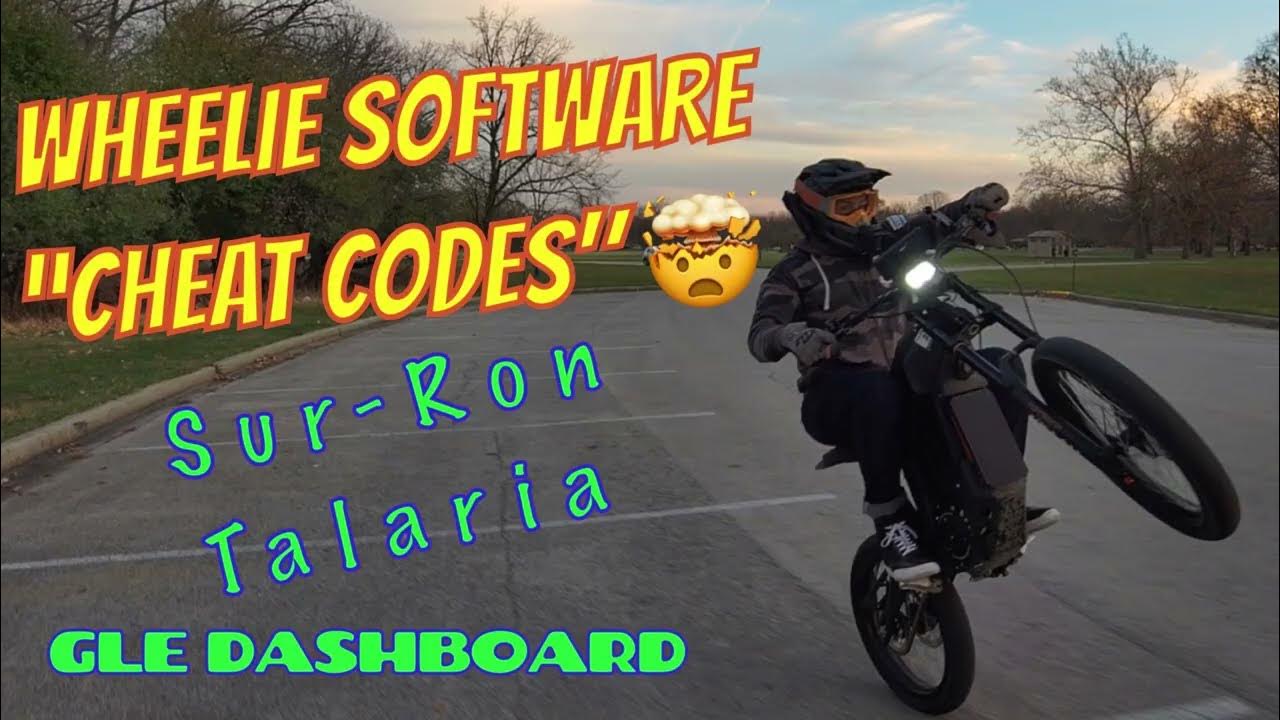 Wheelie Software Cheat Codes For The SurRon and Talaria Ludicrous