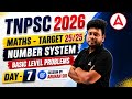 Number System | Basic Level Problems | Target 25/25 Maths | By Arunan G