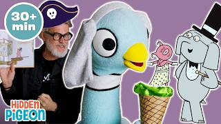 🐘🐷 Elephant & Piggie Books Read Aloud By The Pigeon & Mo Willems! 📚💕  | Hidden Pigeon Channel