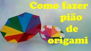 PIÃO DIVERTIDO DE PAPEL - COMO FAZER? - 2020 