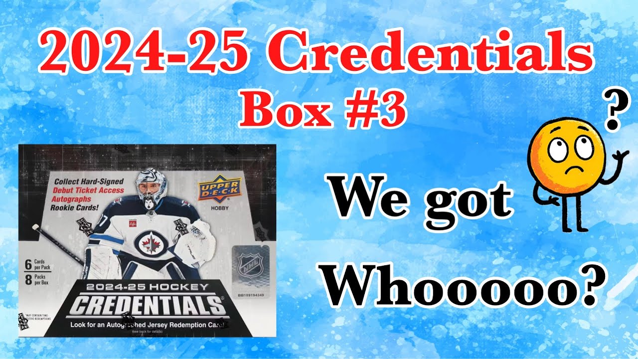 Credentials Box Wait…who???🤔2024-25 Credentials box #3! - YouTube