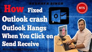 How Fixed Outlook Crash Outlook Hangs When Clicking On Sendreceive Tab 20102013201620192020