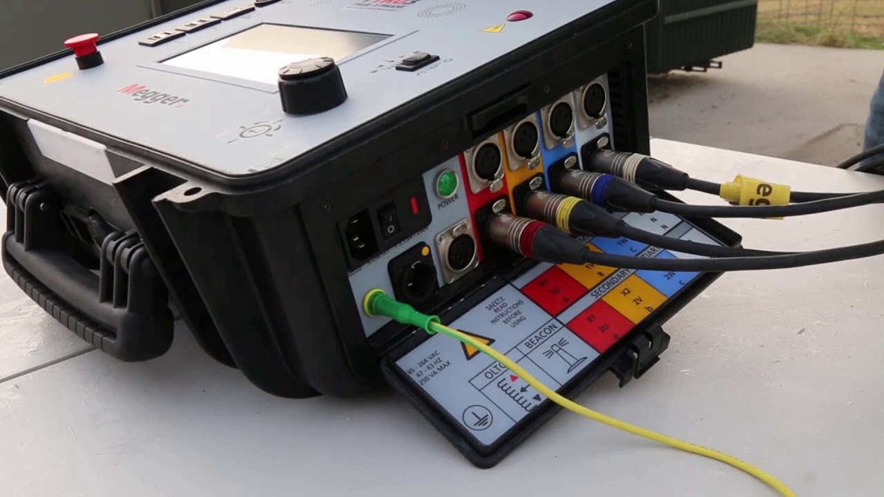 Megger TTRU3 True 3 Phase Transformer Turns Ratiometer - YouTube