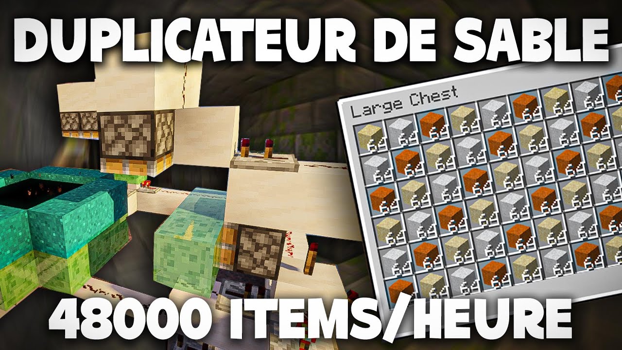 Comment Construire Un Duplicateur De Sable - 48 000 Items/Heure - 1.9 à