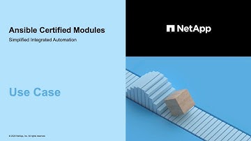 NetApp Ansible - Use Case
