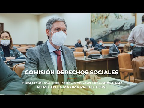 Calvo: ‘Las personas con discapacidad merecen la máxima protección’