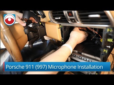 Porsche 911 (997) Custom Microphone Installation