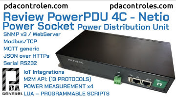 Review PowerPDU 4C #NETIO Smart Power Socket M2M / IoT : PDAControl