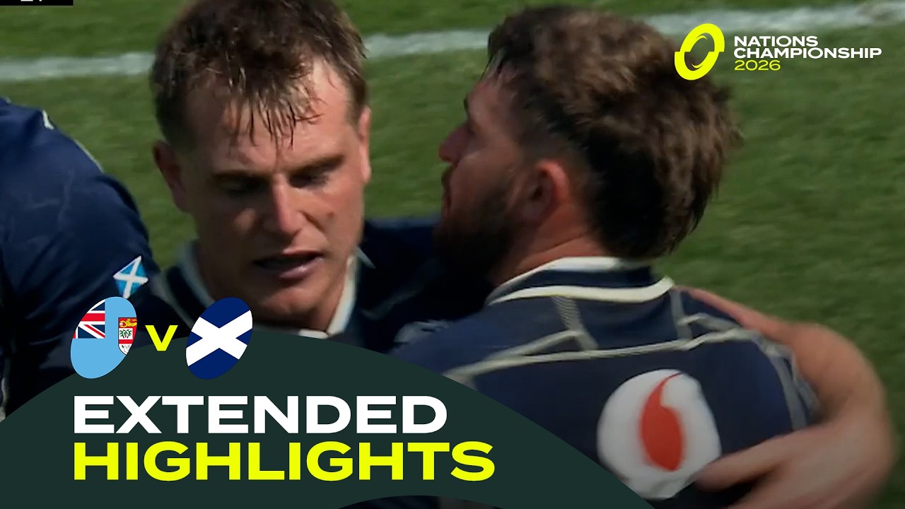 Scotland STRIKE back to seal win! 💪 | Fiji v Scotland | Nations Championship 2026 | Highlights