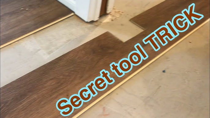 Install Laminate Underneath A Door Jam