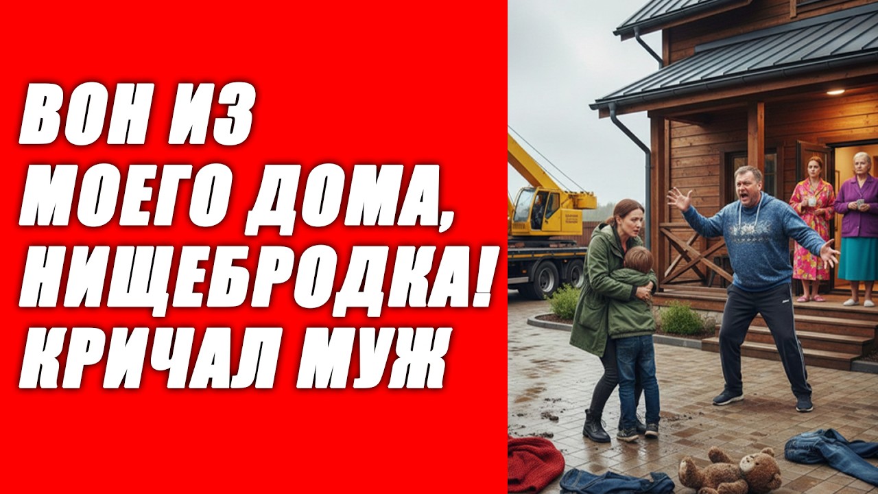 Вон из моего дома, нищебродка! - кричал муж