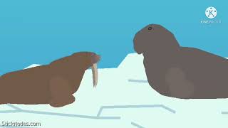 Walrus vs Elephant Seal | @nicolhaschannel4921 @Saltyedit-m5g