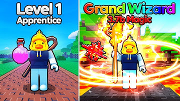 I Went from NOOB to GRAND MASTER Wizard in Roblox Brew a Potion!