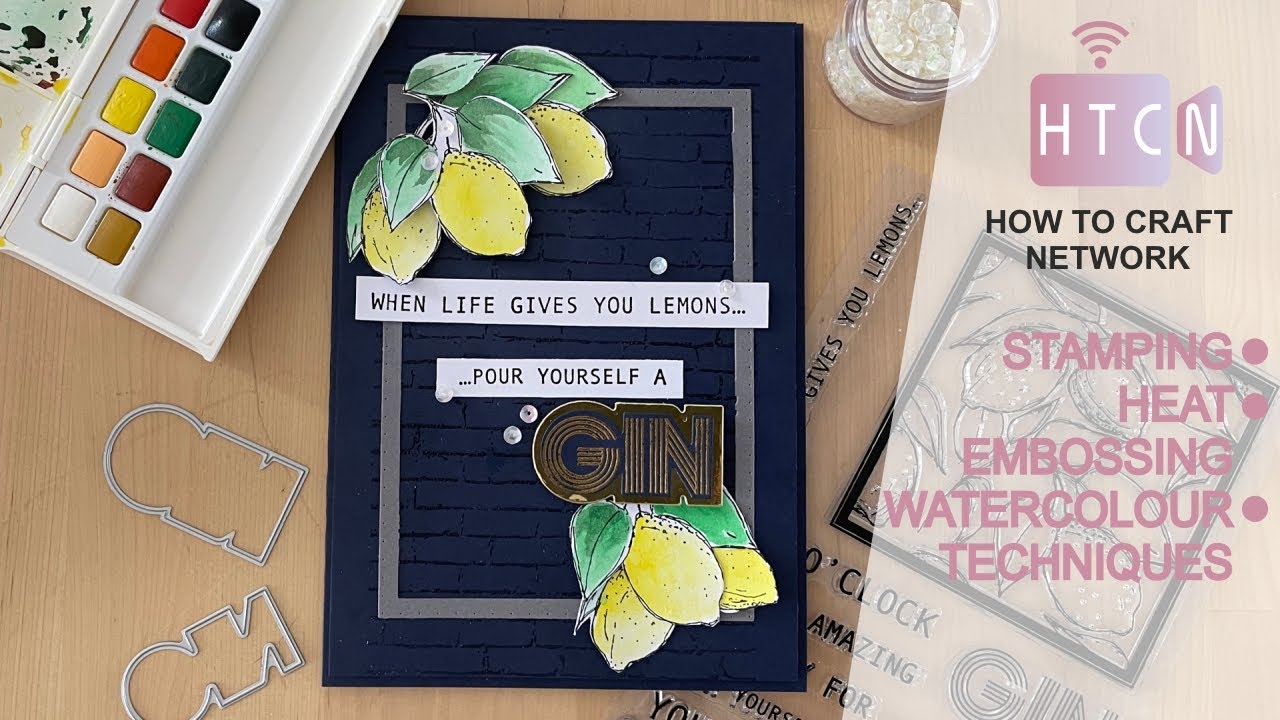 HOW TO - HEAT EMBOSSING - STAMPING - WATERCOLOUR TECHNIQUES - HANDMADE ...