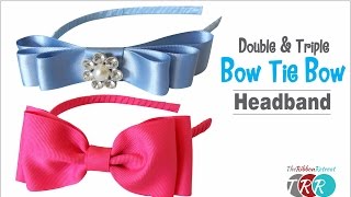 Adjustable Strap Bow Tie Tutorial - The Ribbon Retreat Blog