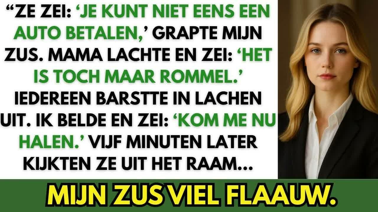 “Ze zal moeten betalen wat wij zeggen. Waar moet die mislukkeling anders heen?” hoorde ik mijn broer en zus fluisteren in de keuken, terwijl ze dachten dat ik niets in de gaten had. Ik zat al...