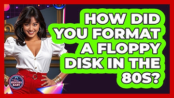 How Did You Format A Floppy Disk In The 80s? - I