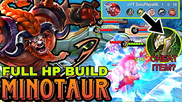 This is why you should buy this first 🔥 MVP 11.6 MINOTAUR Super Tank Build 💪 MLBB ZuruPlaysML