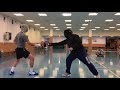 German Fencer Matyas Sabo sabre lesson 1