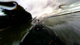 Hobby King outerlimits RC speed boot racing starnberger see power boat crash brushless 6s