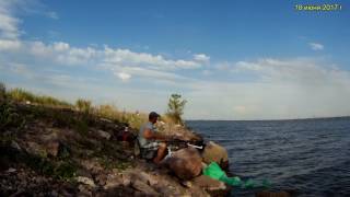 Ловля на фидер. Самаркандское водохранилище.