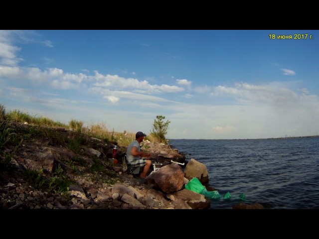 Ловля на фидер. Самаркандское водохранилище.