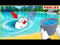 巨大湖の水を全部抜いてお宝探せ!【ロブロックス・ROBLOX】|ゲーム実況|★サンサンキッズGAMES★