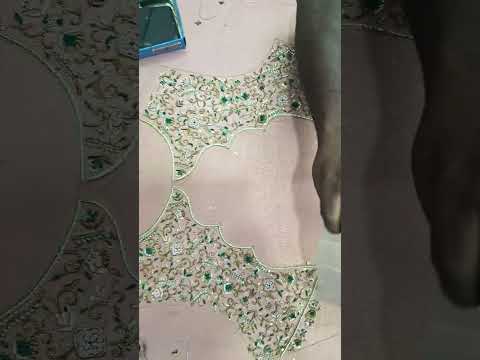 Narayan Boutique jp Nagar 7th and 6th phase shruthi 95918 82322 aari work bridal design
