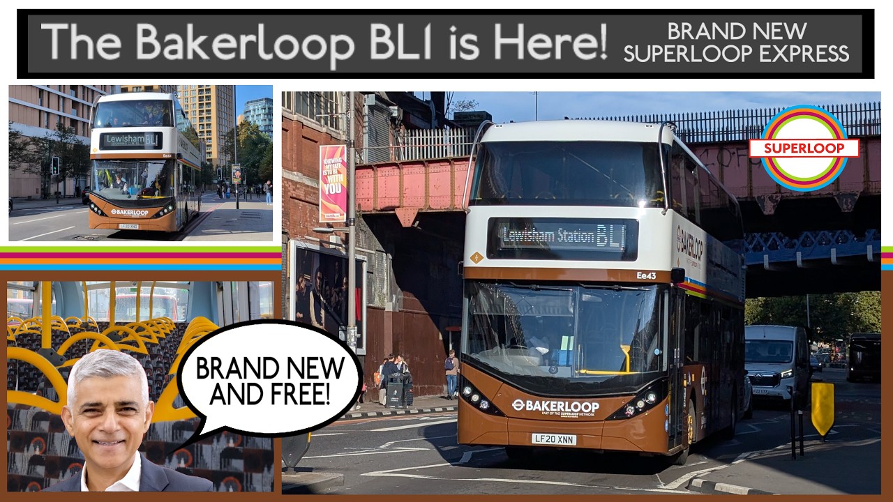 The NEW Bakerloop BL1 | A BRAND NEW Superloop Express Bus Route! FIRST DAY With E400 City Electrics