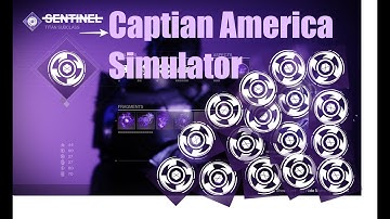 Captain America Simulator - Destiny 2 Hunter - Sentinel Shield