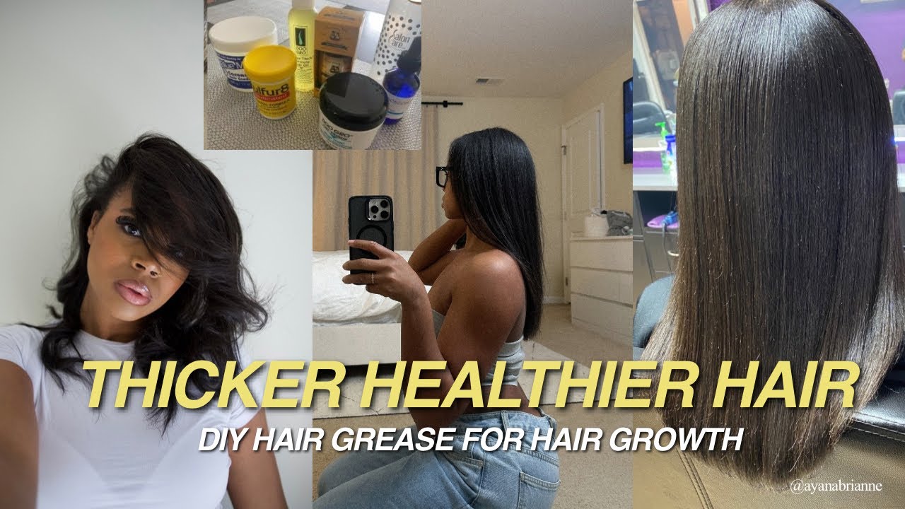 DIY HAIR GREASE FOR HAIR GROWTH, MOISTURE AND LENGTH RETENTION