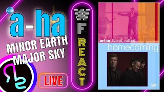 We React To A-HA - Minor Earth Major Sky (Live at Vallhall 2001)