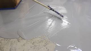 urethane mortar slurry concrete repair floor system