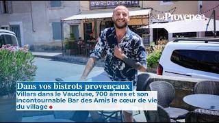 Villars in the Vaucluse, 700 souls and its must-visit Bar des Amis, the heart of village life