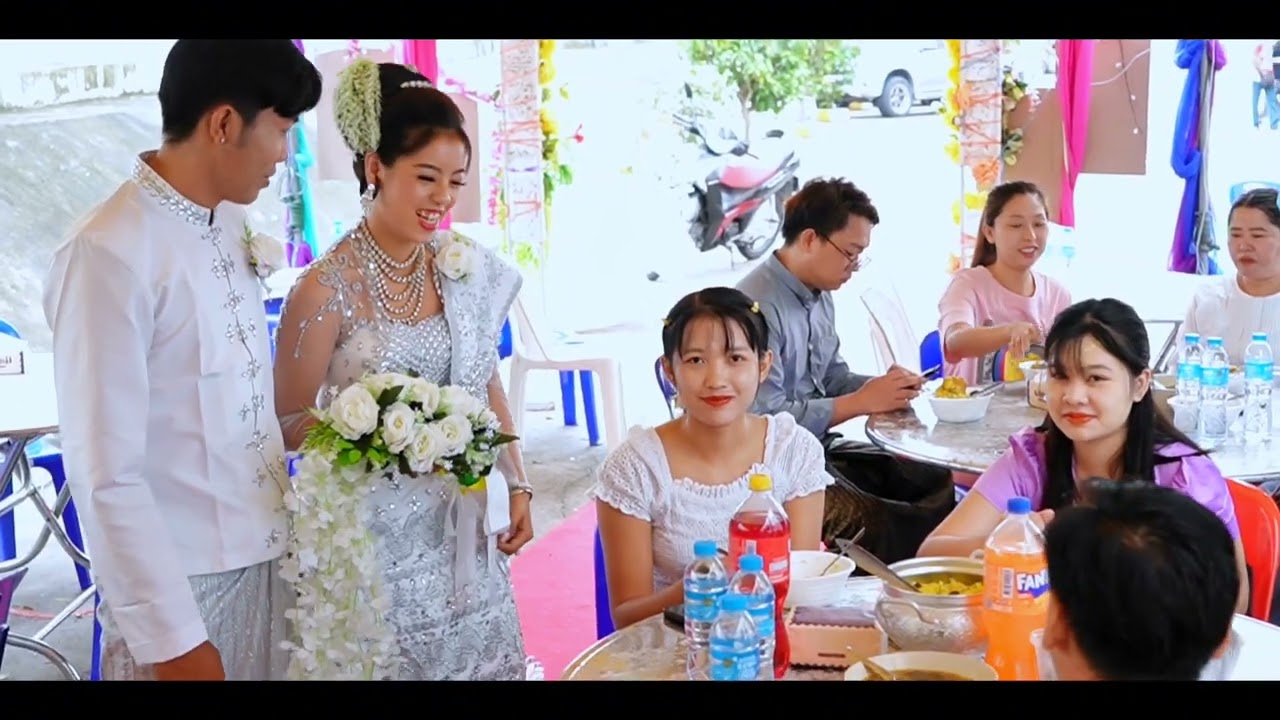 ~ မောင်ကျော်သူစိုး 💞 မလှိုင်လှိုင်‌ထွေးစုလျားရစ်ပတ်ထိမ်းမြား            ~ မင်္ဂလာဧည့်ခံပွဲ ~#John