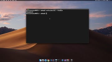 Configure Safari to Run Selenium WebDriver Tests in 2020