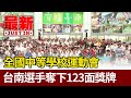 全國中等學校運動會 台南選手奪下123面獎牌【最新快訊】