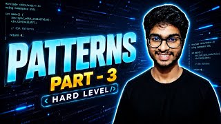 🔥 Pattern Printing Part 3 | Hard Level Patterns | Telugu | DSA Playlist | #patterns #dsa #playlist