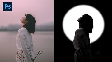 How to Create Beautiful White Moon Effect - Simple Photoshop Tutorial