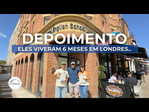ELES ABRIRAM MÃO DA VIDA DELES EM PARIS PARA VIVER UM INTERCÂMBIO EM LONDRES #intercambio