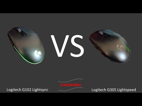 Logitech G305 VS Logitech G102 Lightsync - COMPARISON #shorts