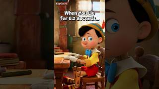 Pinocchio’s Nose Grows! 😂