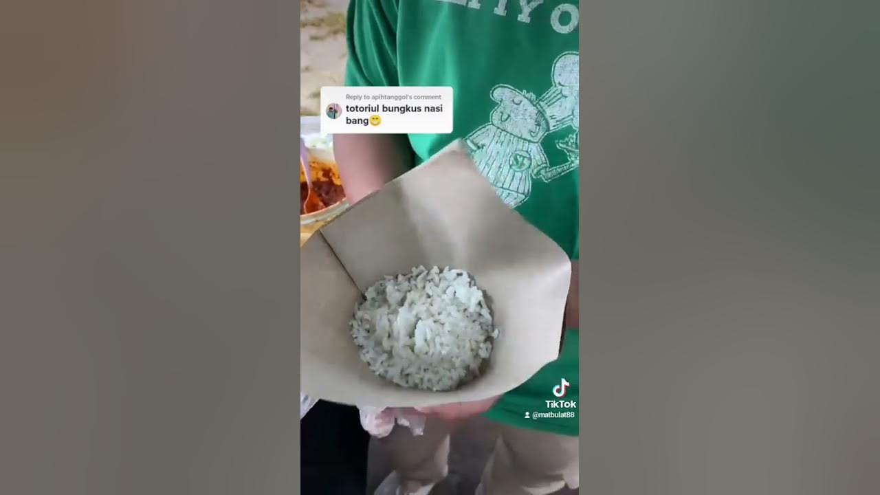 simple & kemas..cara bungkus nasi lemak rm1..