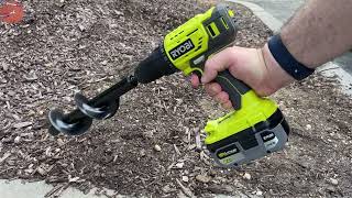Garden Auger Spiral Drill Bit Set - Short Initial Test